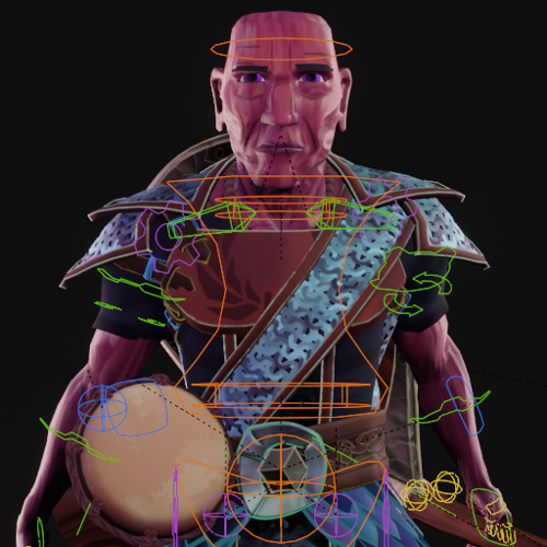 Bao - game ready animation rig. preview image